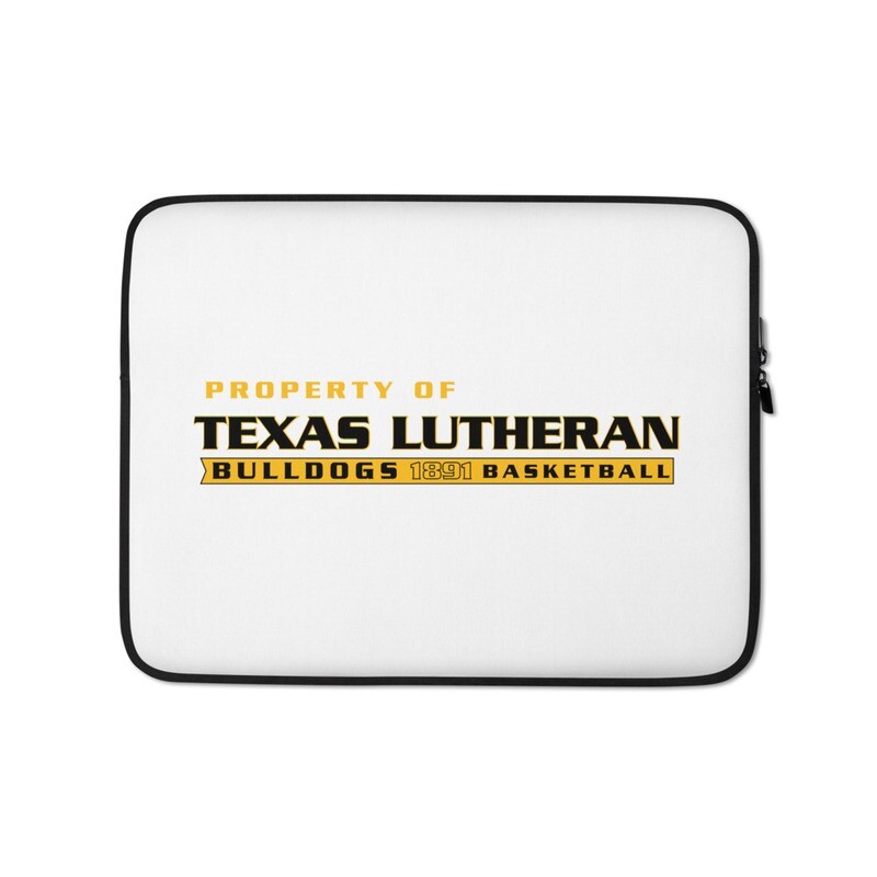 TLU Athletics Basketball Laptop Sleeve