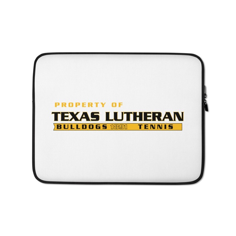 TLU Athletics Tennis Laptop Sleeve