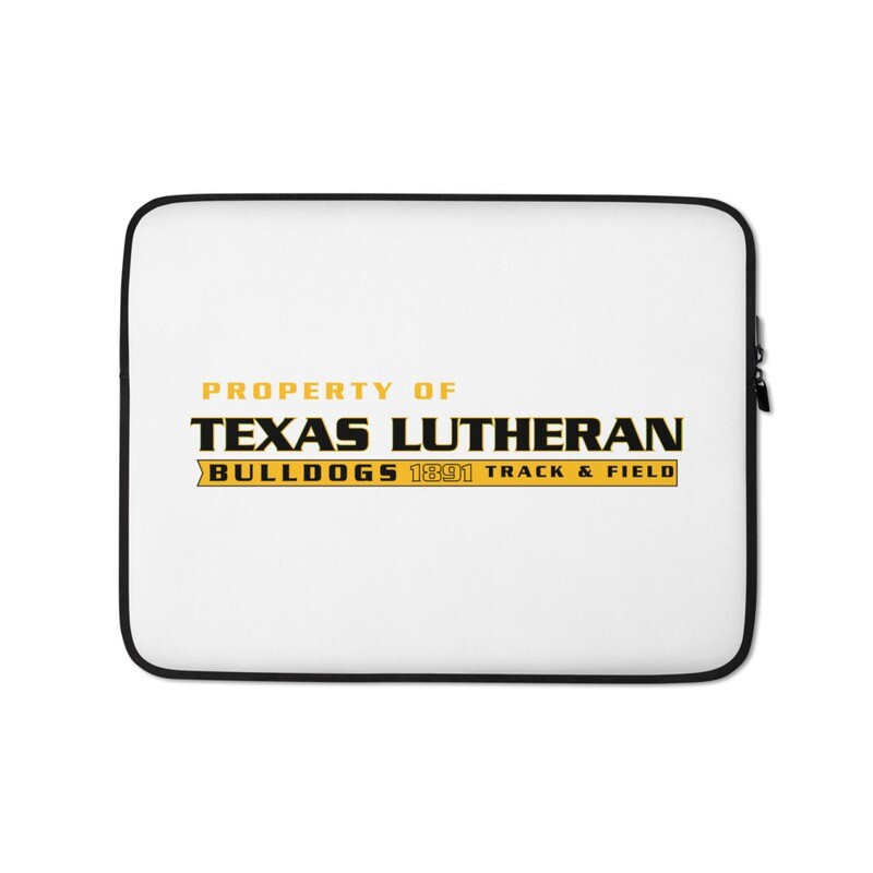 TLU Athletics Track and Field Laptop Sleeve