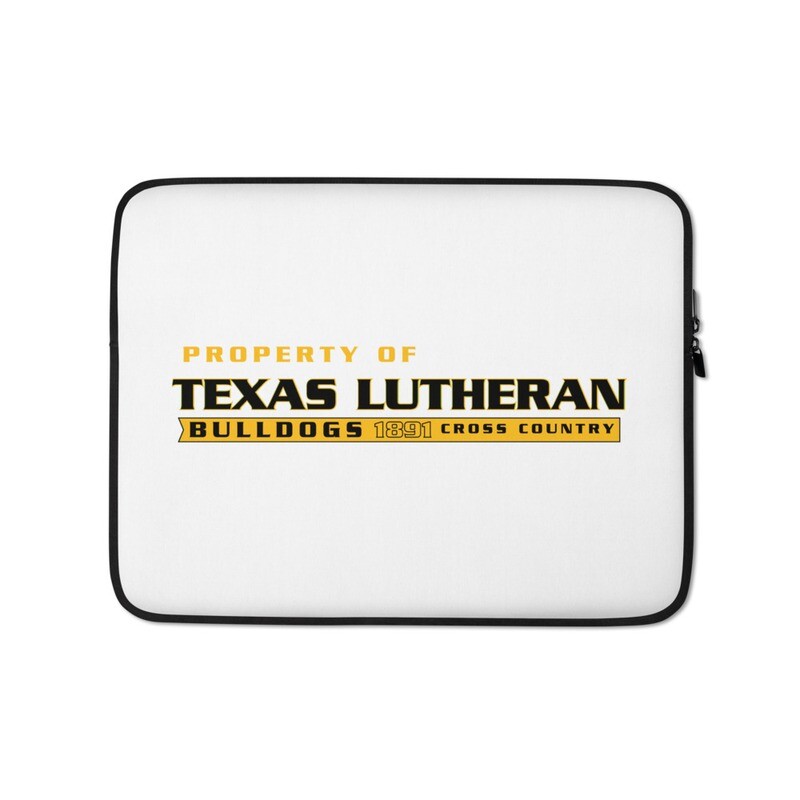 TLU Athletics Cross Country Laptop Sleeve