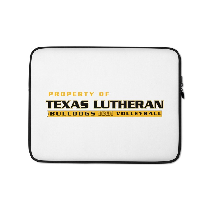 TLU Athletics Volleyball Laptop Sleeve