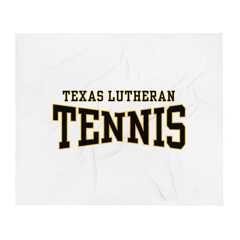 TLU Athletics Tennis Throw Blanket