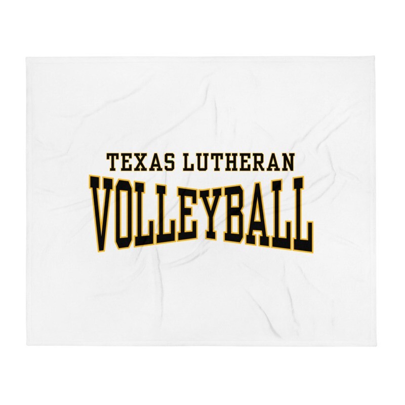 TLU Athletics Volleyball Throw Blanket