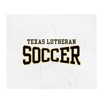 TLU Athletics Soccer Throw Blanket