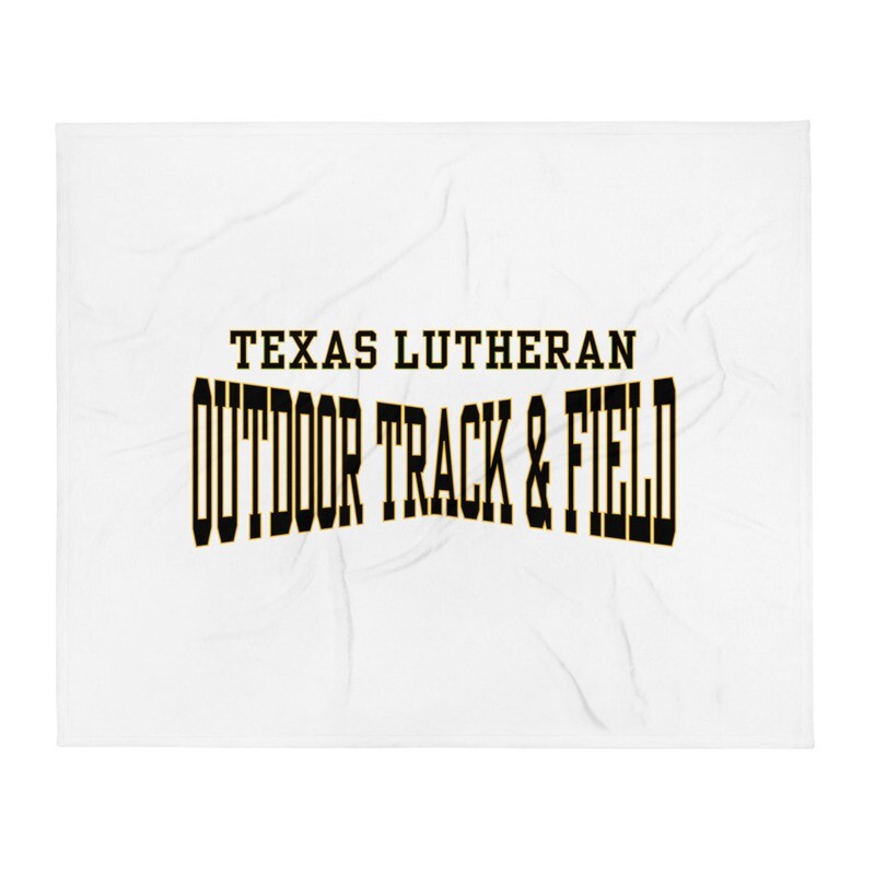 TLU Athletics Outdoor Track &amp; Field Throw Blanket