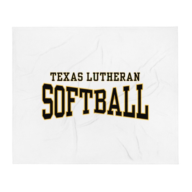 TLU Athletics Softball Throw Blanket