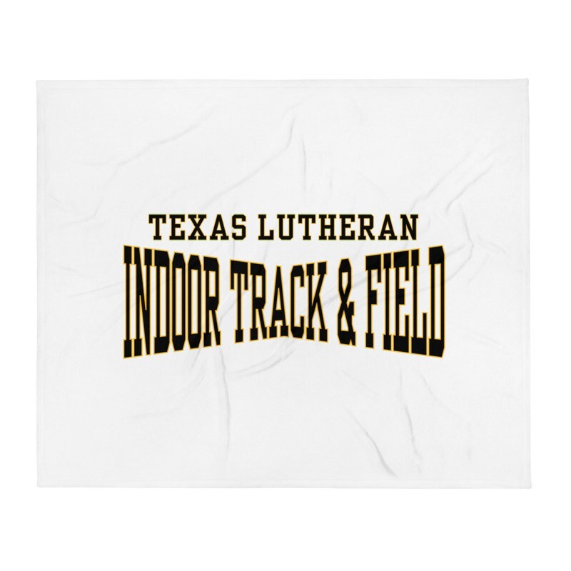 TLU Athletics Indoor Track &amp; Field Throw Blanket