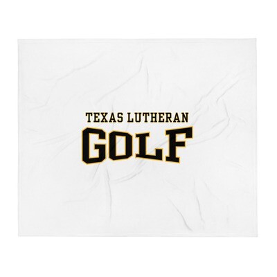 TLU Athletics Golf Throw Blanket