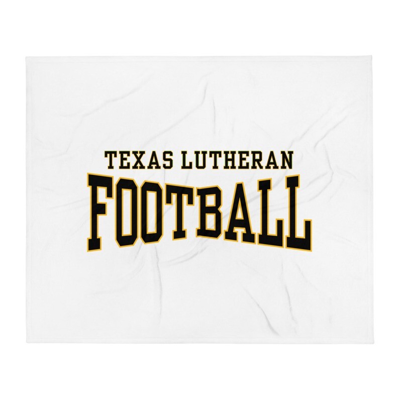 TLU Athletics Football Throw Blanket