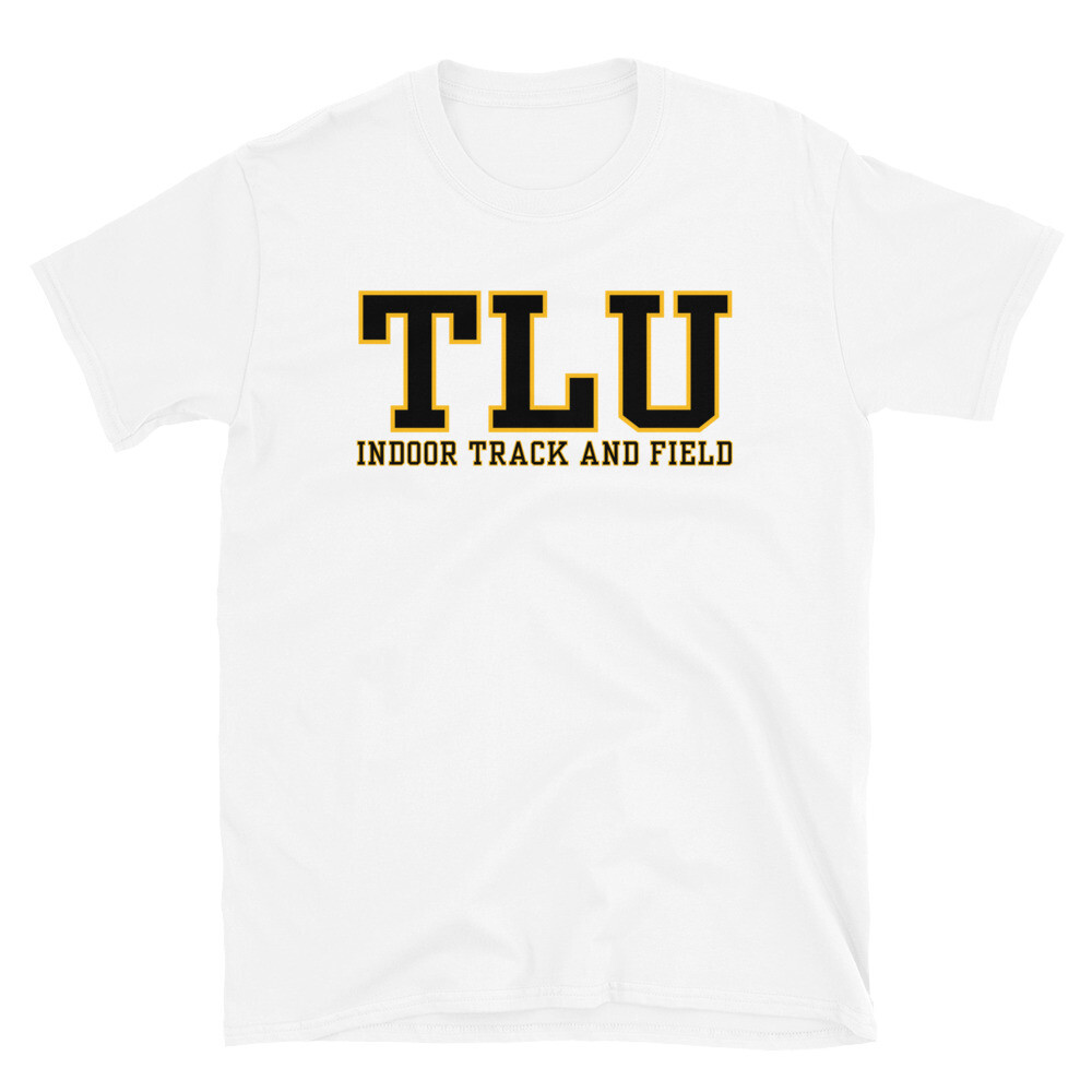 TLU Athletics Indoor Track & Field Short-Sleeve Unisex T-Shirt