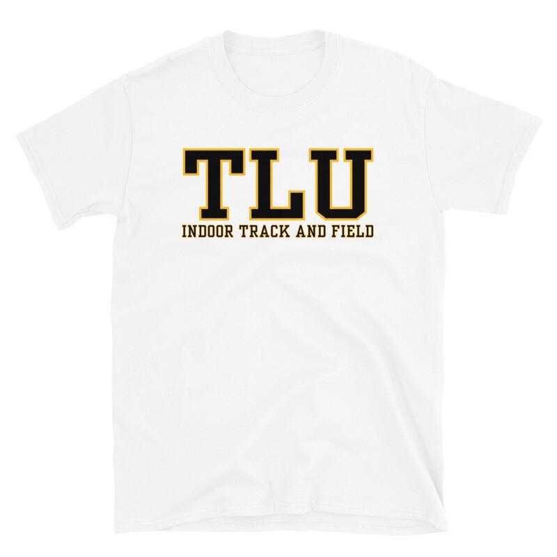 TLU Athletics Indoor Track &amp; Field Short-Sleeve Unisex T-Shirt
