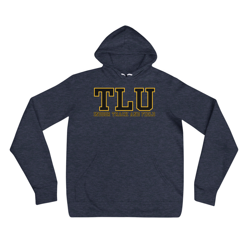 TLU Athletics Indoor Track & Field Unisex hoodie