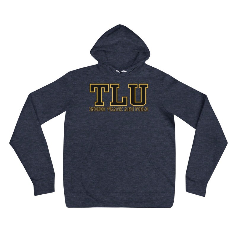 TLU Athletics Indoor Track &amp; Field Unisex hoodie