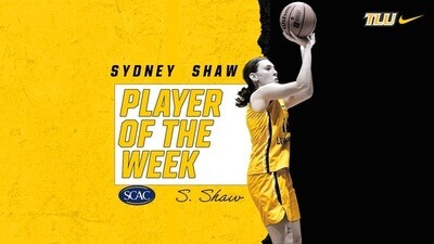 Shaw Named SCAC Women's Basketball Player of the Week (11/9/21)
