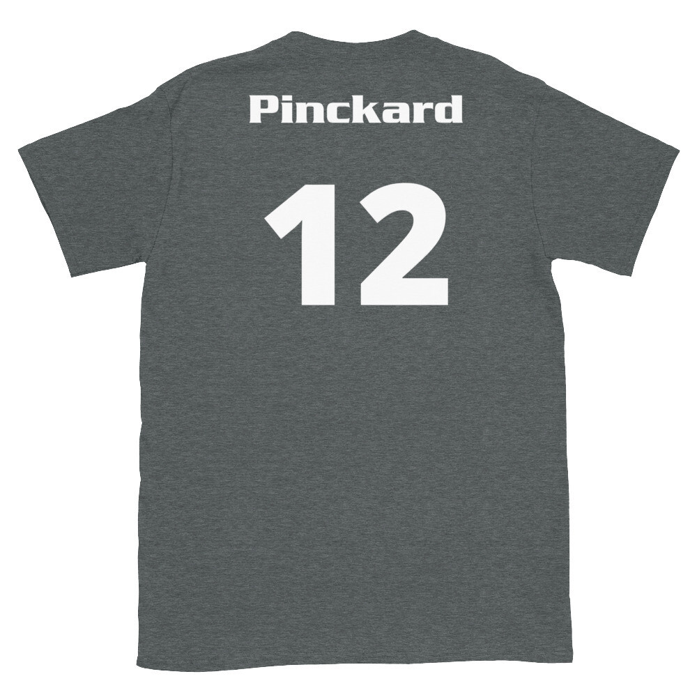 TLU Softball Number 12 Pinckard Short-Sleeve Unisex T-Shirt