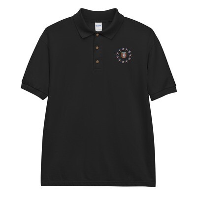 Memorial Day Embroidered Polo Shirt
