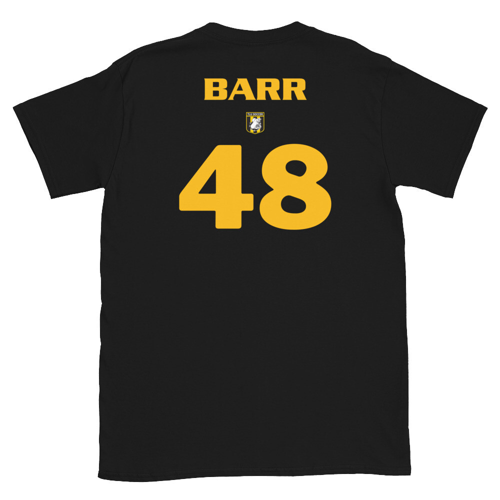 MSOC Number 48 Barr Short-Sleeve Unisex T-Shirt, Color: Black, Size: S