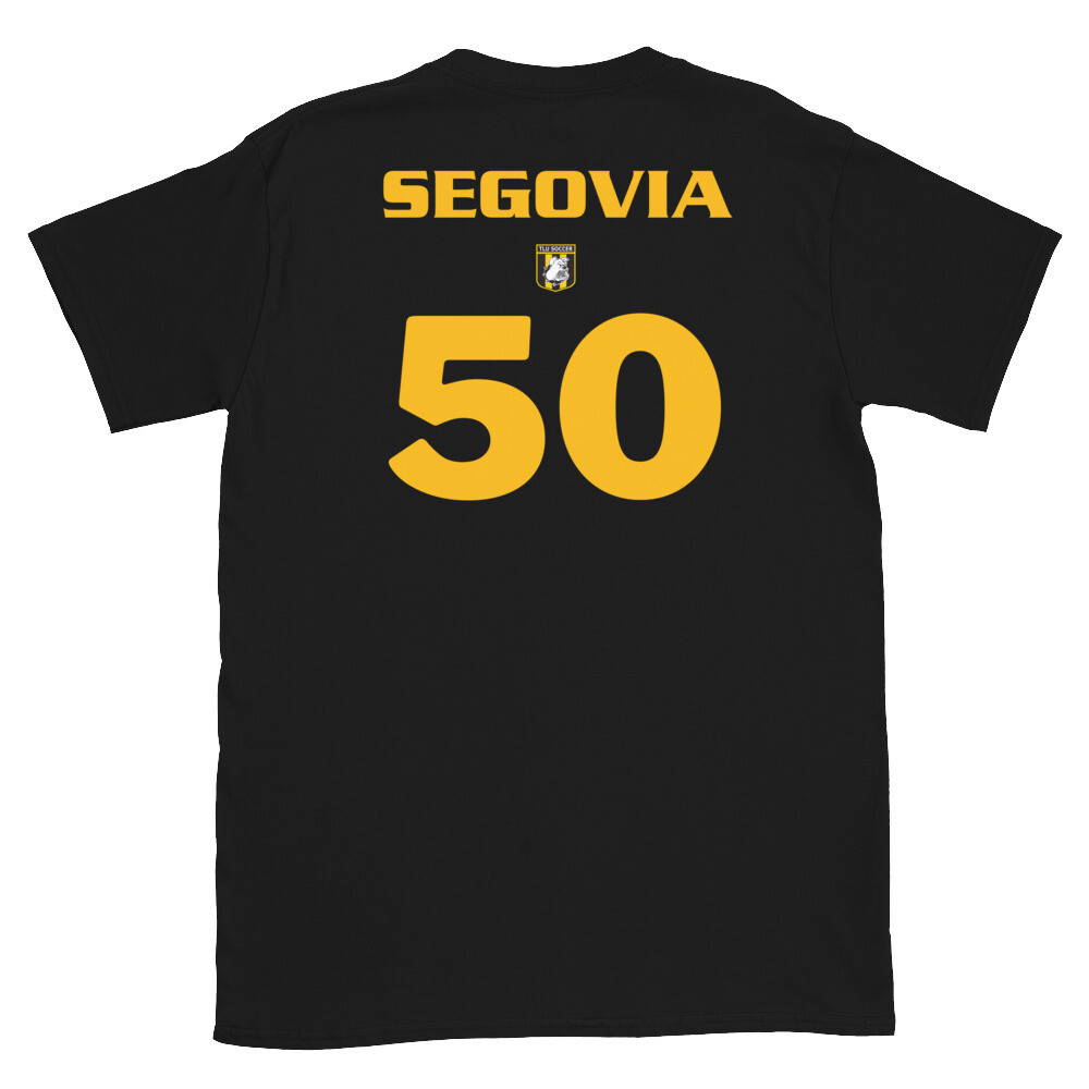 MSOC Number 50 Segovia Short-Sleeve Unisex T-Shirt, Color: Black, Size: S