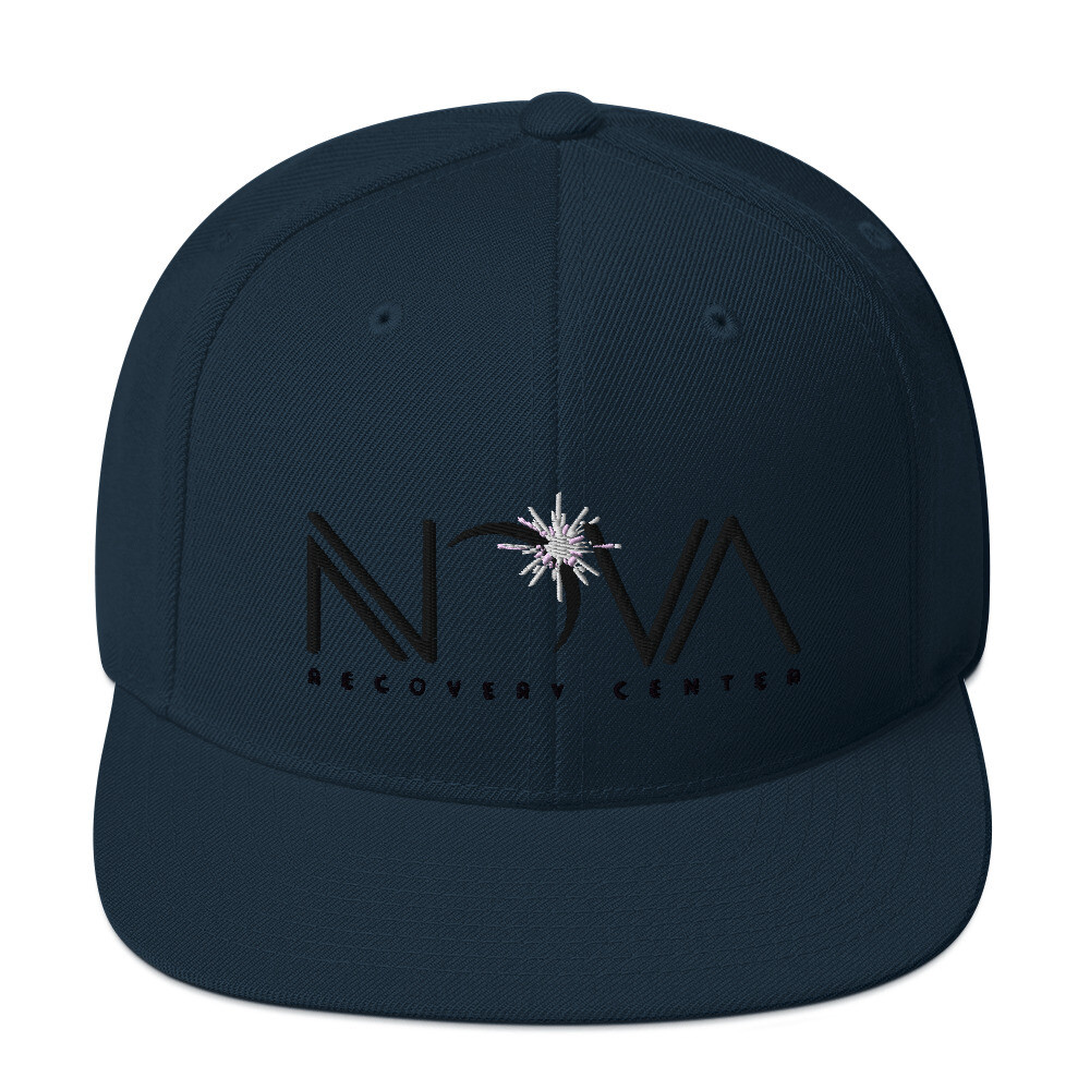 Nova Recovery Center Snapback Hat, Color: Dark Navy