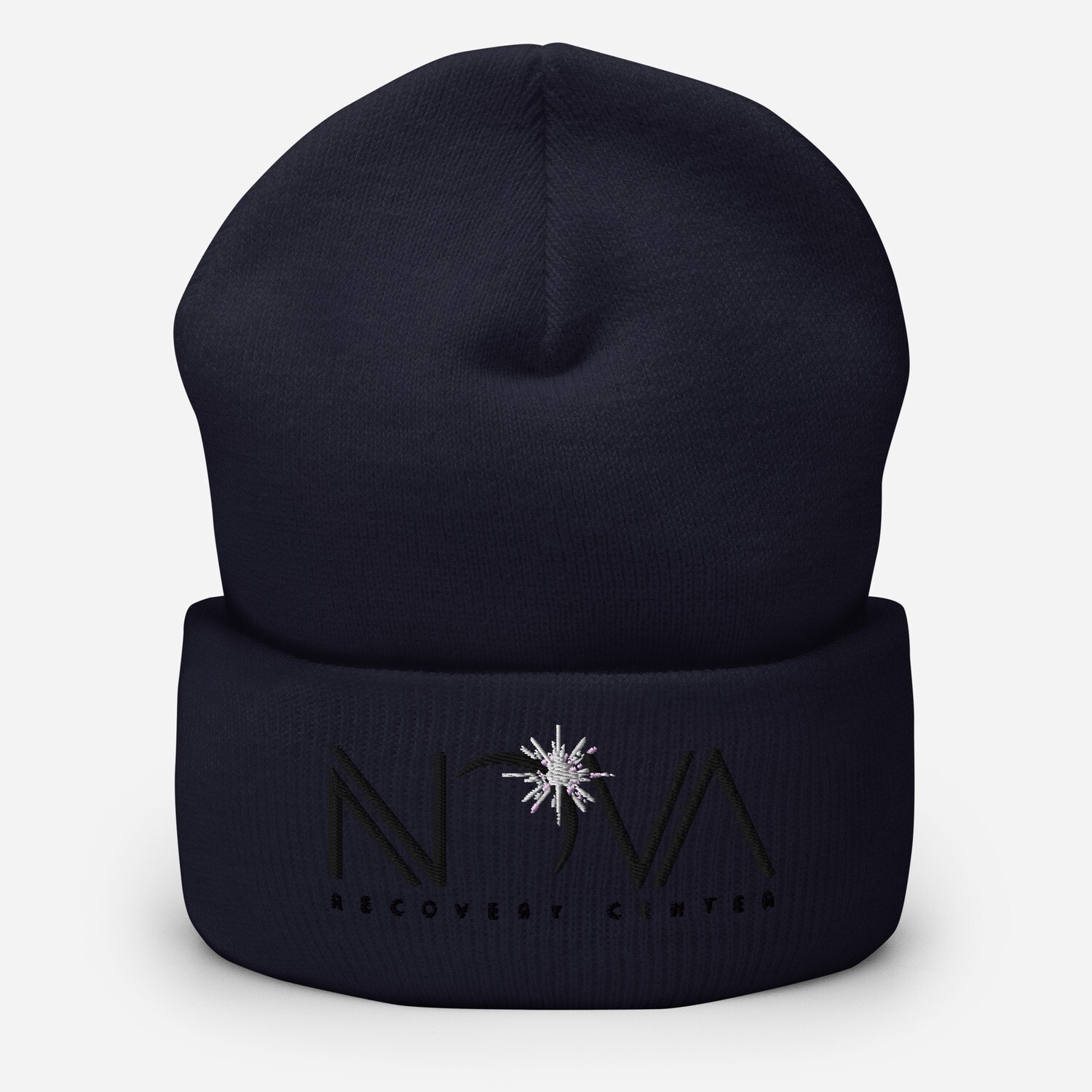 Nova Recovery Center Cuffed Beanie, Color: Navy