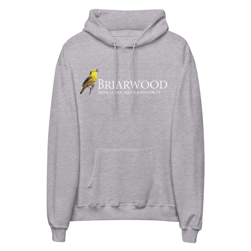 BWD White Unisex fleece hoodie
