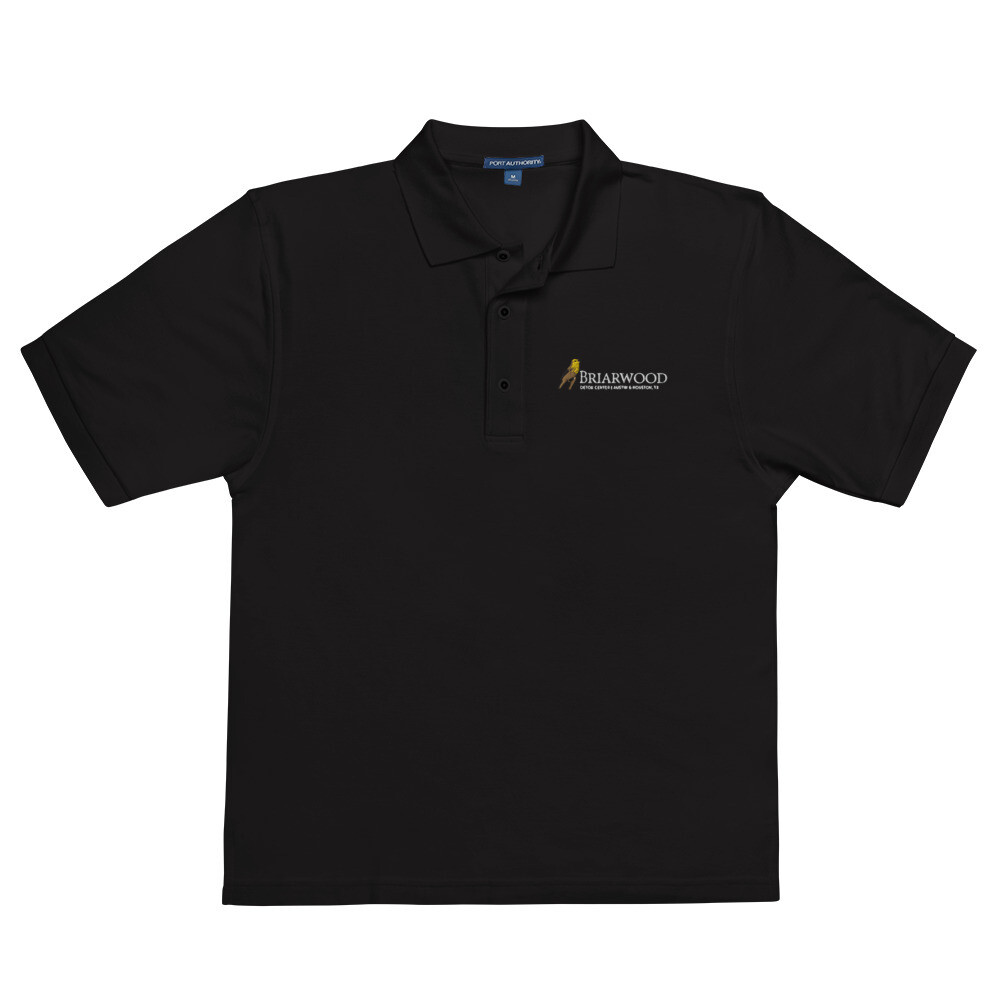 BWD Premium Polo | White Logo, Color: Black, Size: S