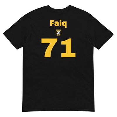 MSOC Number 71 Faiq Short-Sleeve Unisex T-Shirt