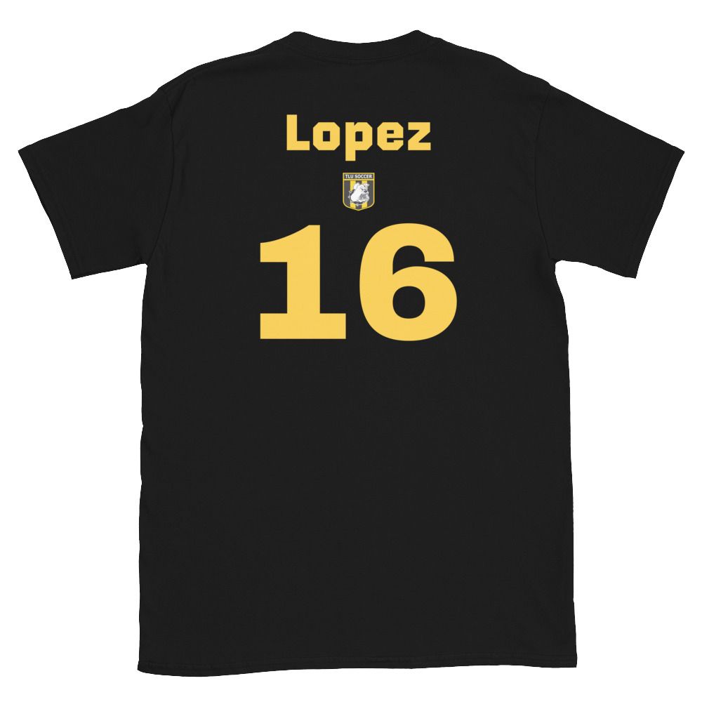 TLU MSOC Number 16 Lopez-Sleeve Unisex T-Shirt