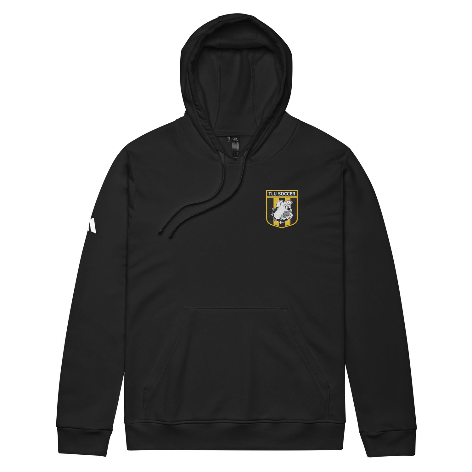 TLU MSoc Adidas Fleece Hoodie w/ Crest