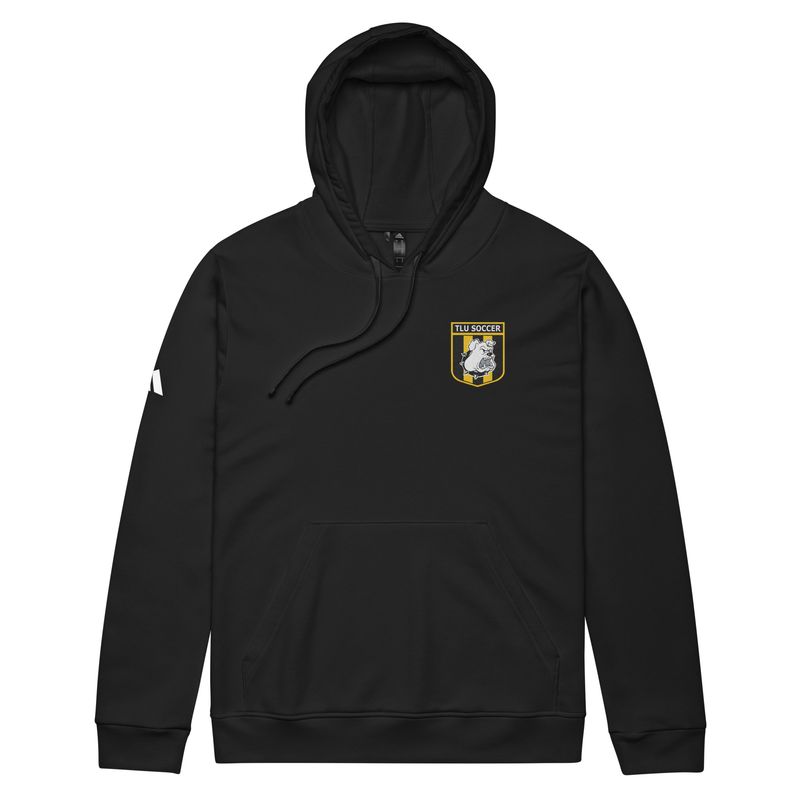 TLU MSoc Adidas Fleece Hoodie w/ Crest