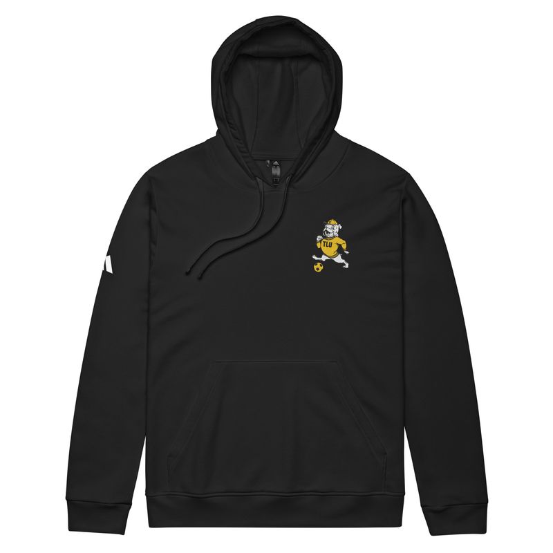 TLU MSoc Adidas Fleece Hoodie w/ Old School Logo