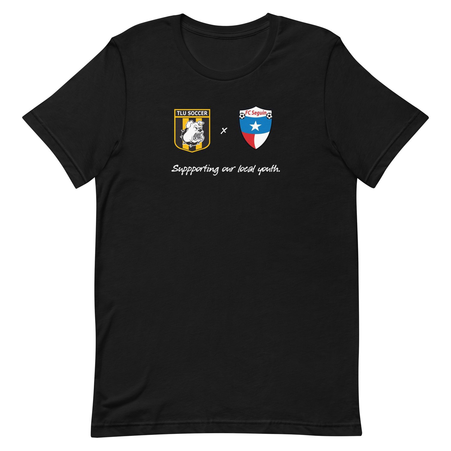 TLU MSOC Unisex In Support of Seguin Youth Soccer Black