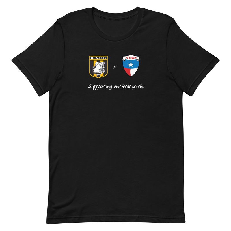 TLU MSOC Unisex In Support of Seguin Youth Soccer Black