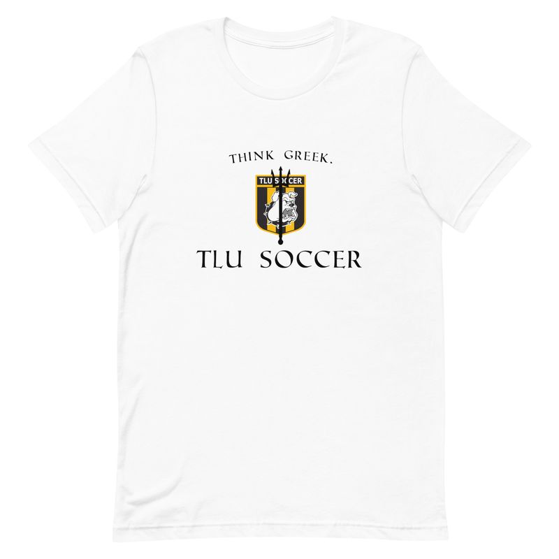 TLU MSOC Unisex Greek Night Think Greek White