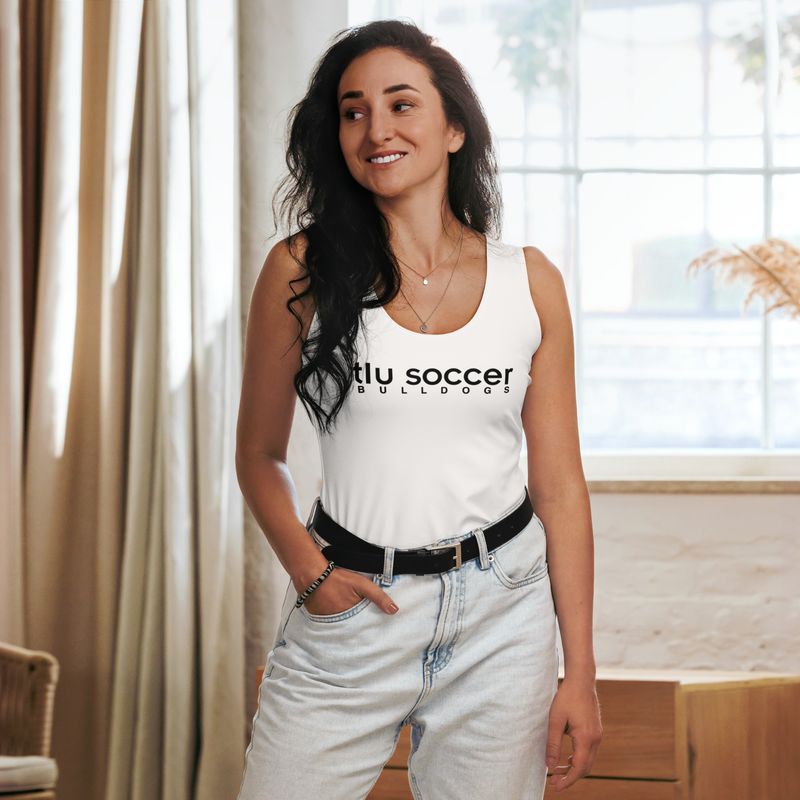 TLU MSOC High Quality Women&#39;s Tank Top White/Black