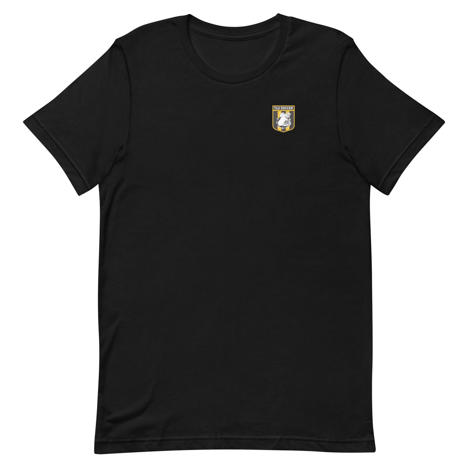 TLU MSOC Unisex T-Shirt w/Badge Black/White