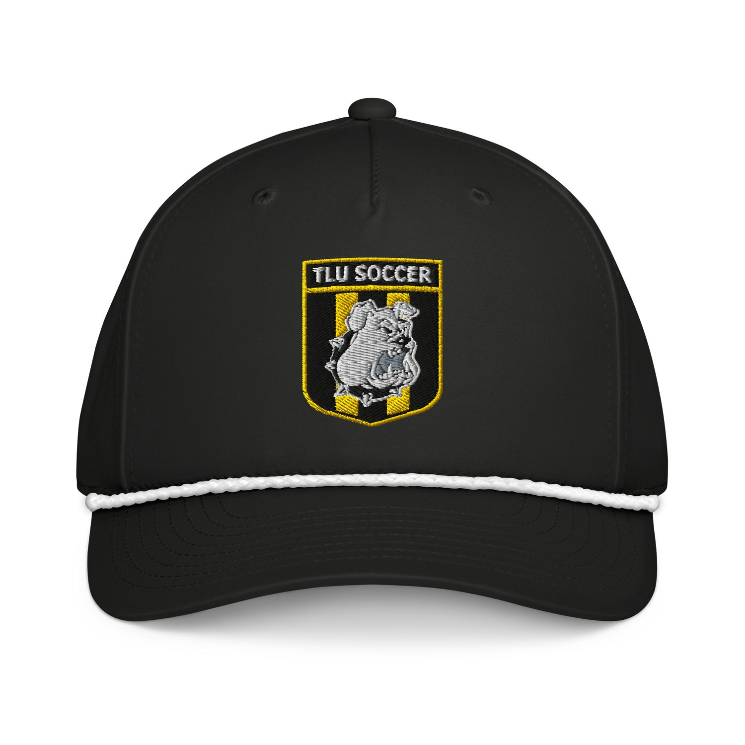 Classic Rope Cap - Black (Colored Crest)