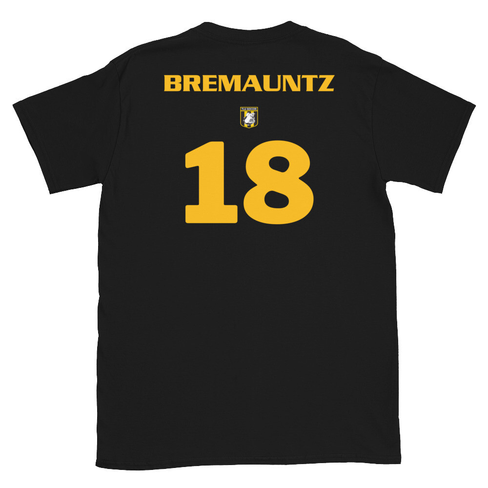 MSOC Number 18 Bremauntz Short-Sleeve Unisex T-Shirt, Color: Black, Size: S