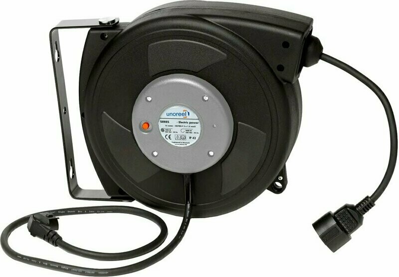 UNOREEL Premium Cable reel 230V / 13A 3000 W Rubber Cable 3x H07RNF 1