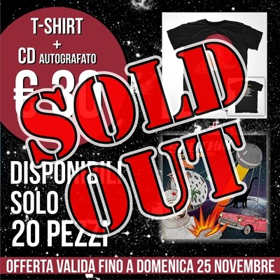 Pacchetto Offerta CD autografato + T-shirt astronauta