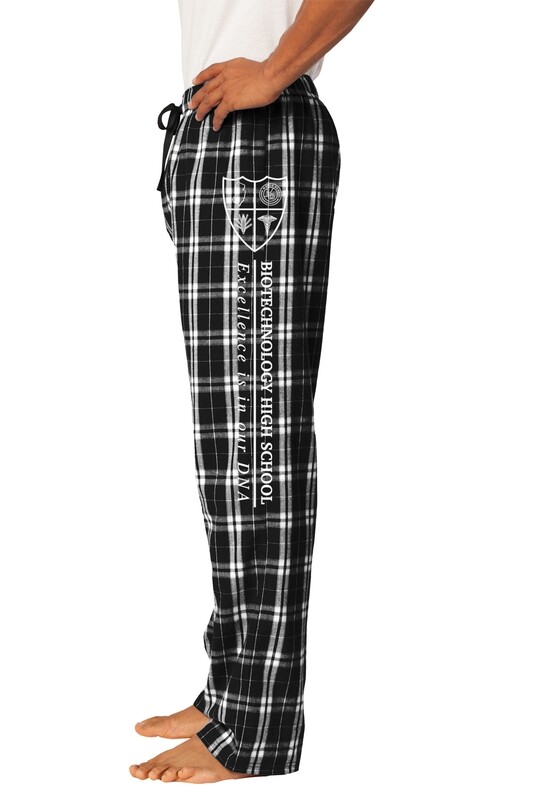 Plaid Flannel Pants (black or blue)