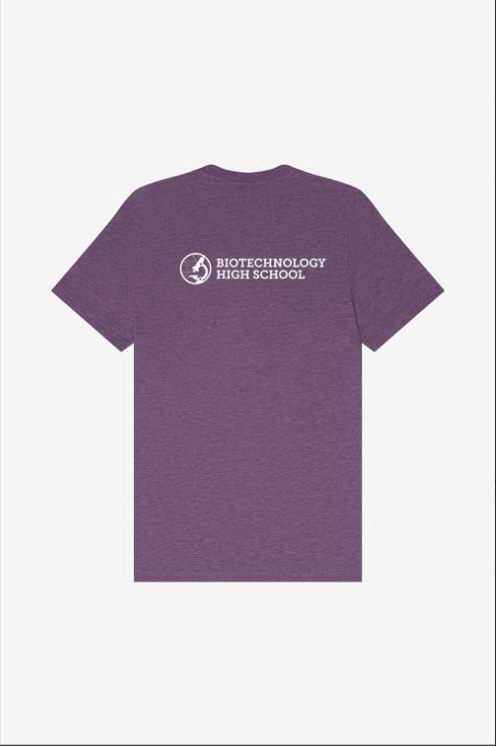 Soft-touch Short Sleeve T-Shirt with New Logo - Heather Plum