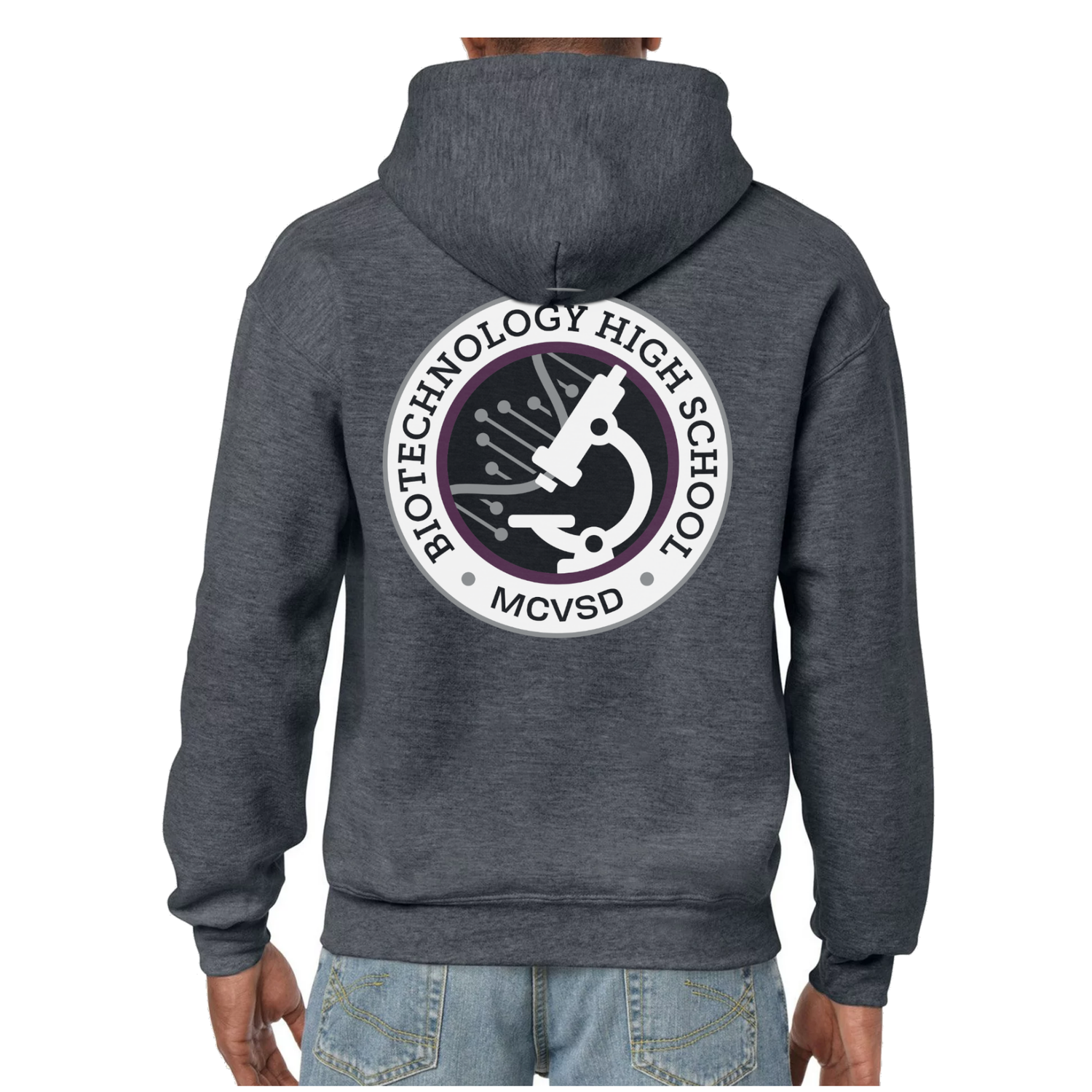 Hoodie Sweatshirt with New Logo (Back)