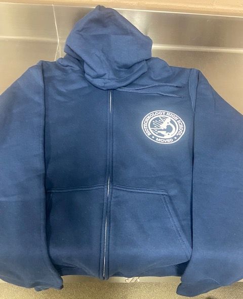 Full zip hoodie (Navy)--Latest edition