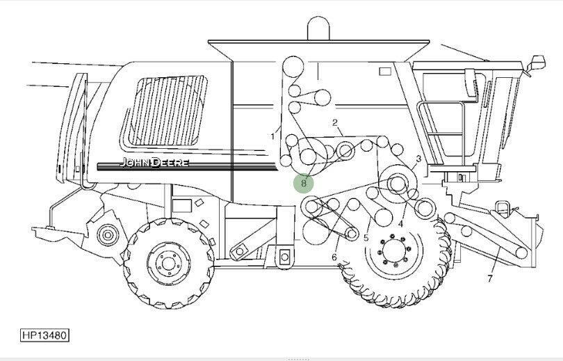 Correa mando elevador de retrilla