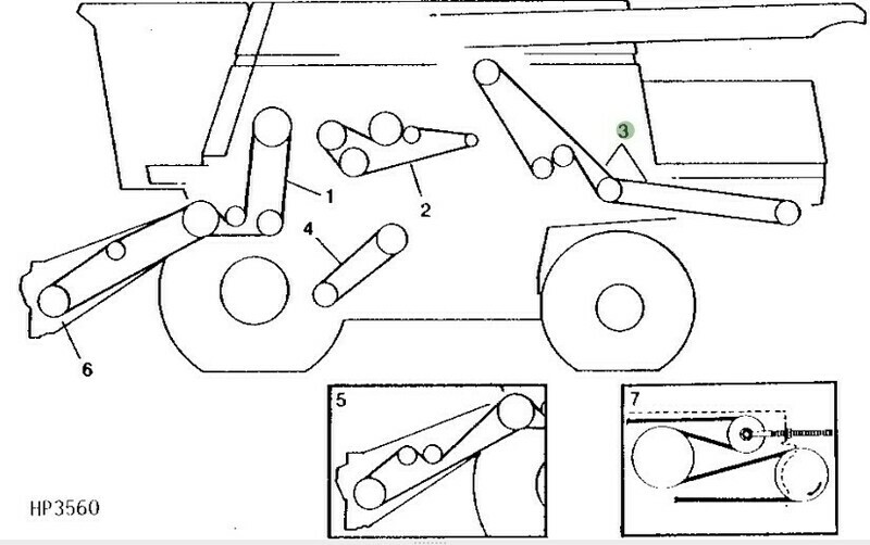 Correa mando del picador trasero