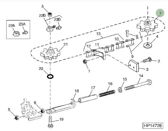 Engranaje cabezal maicero