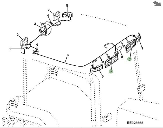 Faro de trabajo LED 720 Lúmenes