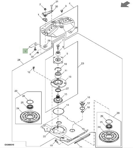 Hoja de segadora acondicionadora