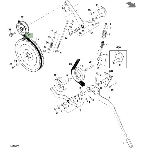 Juego de correas acelerador de alimentación